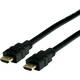 Value HDMI priključni kabel HDMI A utikač, HDMI A utikač 3.00 m crna 11.99.5693 dvostruko zaštićen HDMI kabel