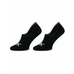 Set od 2 para muških niskih čarapa Calvin Klein 701218716 Black 001