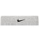 Znojnik za glavu Nike Swoosh Headband - matte silver/black