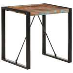 vidaXL Blagovaonski stol 70 x 70 x 75 cm od masivnog obnovljenog drva