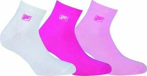 Fila F9303 Socks Quarter Plain 3-Pack Pink Panther 39-42