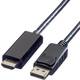 Value DisplayPort / HDMI adapterski kabel DisplayPort utikač, HDMI A utikač 1.00 m crna 11.99.5785 sa zaštitom DisplayPort kabel