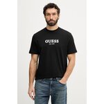 Guess basic majica kratkih rukava za muškarce od pamuka crna M6GI16.K3032