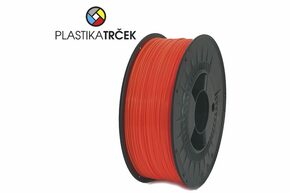 Plastika Trček PLA - 1kg - Transparentno narančasta