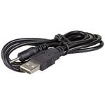 Akyga USB kabel za punjenje DC utikač 2,5 mm 80 cm crna AK-DC-02