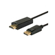 Savio CL-56 Displayport muški – HDMI muški kabel, 1,5m