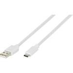 Vivanco USB kabel USB 2.0 USB-A utikač, USB-C™ utikač 2.00 m bijela