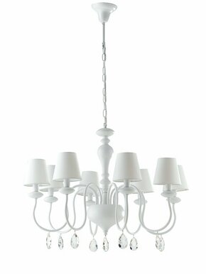 FANEUROPE I-ARTHUR/8 | Arthur-FE Faneurope luster svjetiljka Luce Ambiente Design 8x E14 bijelo
