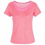 Ženska majica EA7 Woman Jersey T-shirt - fancy pink yarrow
