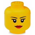 Kutija za pohranu LEGO® motiv glave, djevojka ⌀ 16,3 cm
