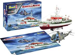 Revell 05683 DGzRS Berlin + Sea King ''Good Bye Set'' model broda za sastavljanje 1:72