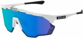 SCICON Aeroshade Kunken White Gloss/SCNPP Multimirror Blue/Clear Biciklističke naočale