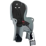 Dječja sjedalica HAMAX Kiss Safety, stražnja montaža na ramu, sivo/crna