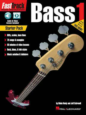 Hal Leonard FastTrack - Bass Guitar 1 Starter Pack Nota