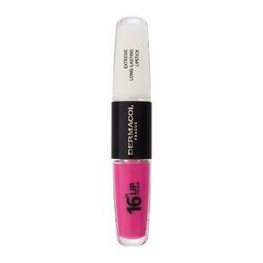 Dermacol 16H Lip Colour Extreme Long-Lasting Lipstick dugotrajni ruž i sjajilo za usne 2 u 1 8 ml Nijansa 18