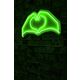 Ukrasna plastična LED rasvjeta, Sweetheart - Green