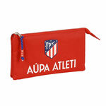 Trostruka pernica Atlético Madrid Crvena Mornarsko plava (22 x 12 x 3 cm) , 107 g