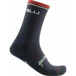 Castelli Quindici Soft Merino Sock Dark Blue 2XL Biciklistički čarape