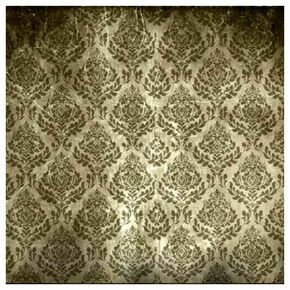 Click Props Background Vinyl with Print Manor House Damask 1