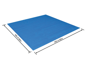 Zaštitna podloga za bazen 488x488cm plava