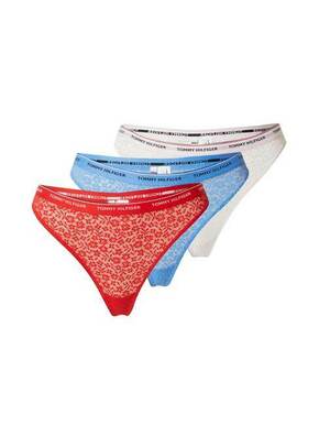 Tommy Hilfiger Underwear Tanga gaćice plava / crvena / crna / bijela