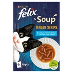 Felix Soup Tender Stripes izbor ribe 6 x 48 g