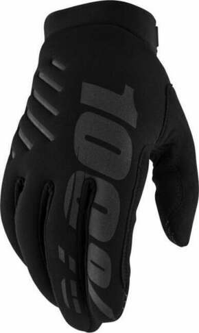 100% Brisker Gloves Black XL Rukavice za bicikliste