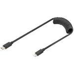 Digitus USB kabel Apple Lightning utikač, USB-C® utikač 1 m crna AK-600434-006-S