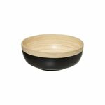 Five zdjela Modern, 20x7.5cm bambus crna - Crna