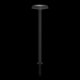 EGLO 901072 | Dreoli Eglo ubodne svjetiljke svjetiljka sa senzorom, svjetlosni senzor - sumračni prekidač solarna baterija 1x LED 1030lm 3000K IP44 crno, opal