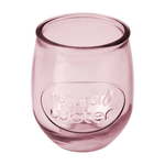 Ružičasta čaša od recikliranog stakla Ego Dekor Water, 0,4 l
