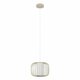 EGLO 900867 | Terrarosa Eglo visilice svjetiljka 1x E27 boja pijeska, bijelo