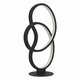 EGLO 900951 | Gianella Eglo stolna svjetiljka 40cm sa prekidačem na kablu 1x LED 1100lm 3000K crno, opal