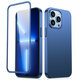 Joyroom 360 Full Case maskica za iPhone 13 Pro + zaštitno staklo od kaljenog stakla: plava