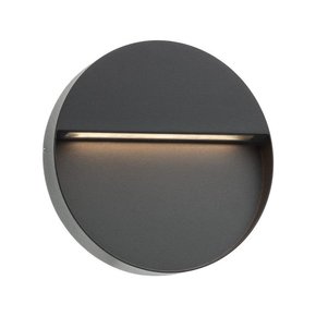 REDO 9624 | Even-RD Redo zidna svjetiljka 1x LED 420lm 3000K IP54 tamno siva