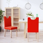 vidaXL Blagovaonske stolice od umjetne kože 2 kom crvene