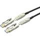 SpeaKa Professional HDMI adapterski kabel HDMI A utikač, HDMI Micro D utikač, HDMI A utikač, HDMI Micro D utikač 50.00 m crna SP-9538584 PVC obloga HDMI kabel
