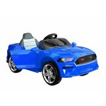 Plavi sportski auto USB SD koža i mekani kotači + daljinski upravljač 2x45W