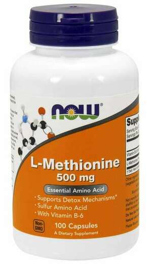 NOW Foods L-Metionin 500 mg 100 kaps.