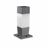 KANLUX 29171 | Invo Kanlux podna svjetiljka četvorougaoni 47cm 1x E27 IP54 grafit, bijelo