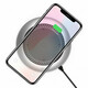 BASEUS Whirlwind Wireless Charger (silver), Wireless Qi charger with built in fan CCALL-XU0S