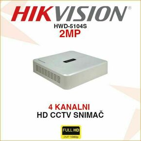 HIKVISION 4 KANALNI TURBO HD 1080P VIDEO SNIMAČ HWD-5104S