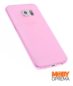 Samsung Galaxy S6 EDGE roza ultra slim maska