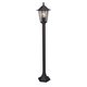 BRILLIANT 40285/06 | CrownB Brilliant podna svjetiljka 100cm 1x E27 IP44 crno
