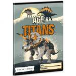 Ars Una: Age of Titans dinosaur 3. razred bilježnica s linijama 32 stranice A/5