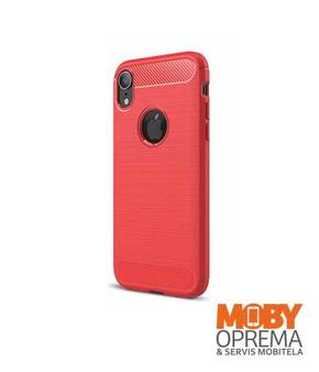 iPhone XR crvena premium carbon maska