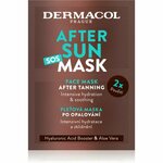 Dermacol After Sun SOS Mask hidratantna i umirujuća maska za lice nakon sunčanja 2x8 ml