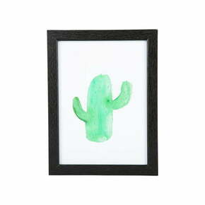 Zidna slika u crnom okviru PT LIVING Cactus