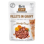 Brit Care Cat Fillets in Gravy - Duck 24 x 85 g