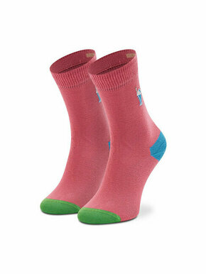 Dječje visoke čarape Happy Socks KBEMS01-3500 Ružičasta